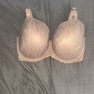 Bare Necessities Cream Patterned Bra